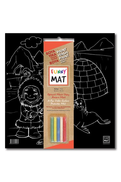 Strigo Plansa Funny Mat negru - pol, 40X40cm