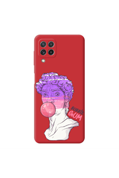 Other Samsung A22 4G Pin Bubble Red Colored Silicone TPU Θήκη