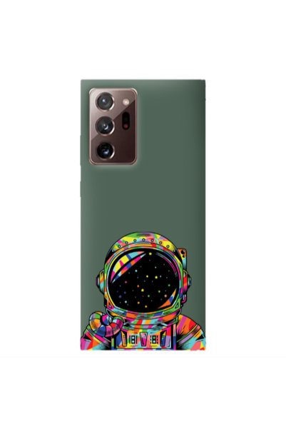 Other Samsung Note 20 Plus Astronaut 209 Dark Green Colored Silicone TPU Θήκη