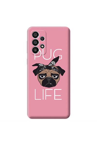 Other Samsung A33 Pug Life Pink Colored Silicone TPU Θήκη