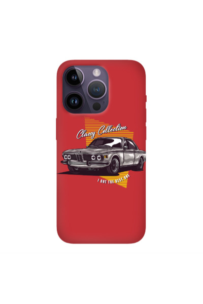 Other Apple iPhone 14 Pro Max Classy Collection Red Colored Silicone TPU Θήκη