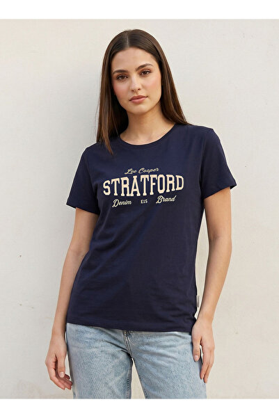 Lee Cooper Relaxed Fit Cotton T-shirt with Logo Print