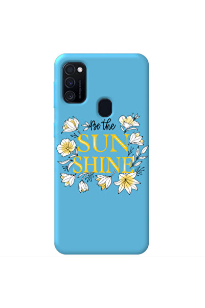 Other Samsung M21 Sun Shine Blue Colored Silicone TPU Θήκη
