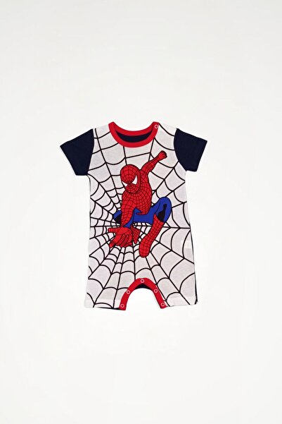 Newteam Oeko-Tex Certified 100% Cotton Baby Boy Romper with Spider Hero Print...