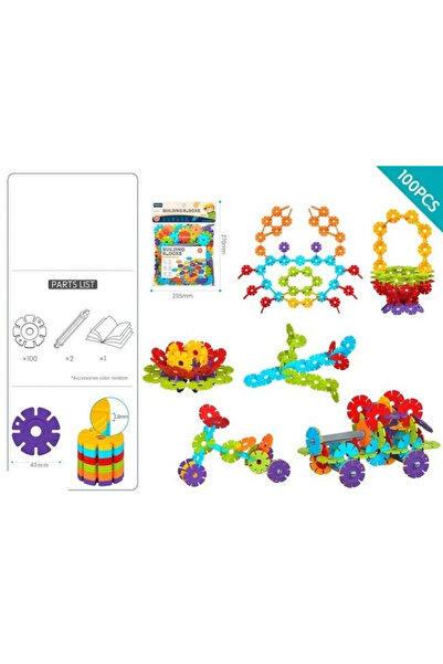 OEM Set constructie Merkpol 100 piese multicolor 3D