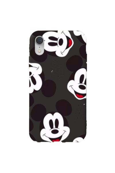 Other Apple iPhone Xr Mickey Mouse Black Colored Silicone TPU Θήκη
