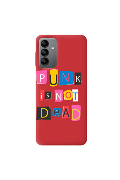 Other Samsung A04S Punk is not Dead Red Colored Silicone TPU Θήκη