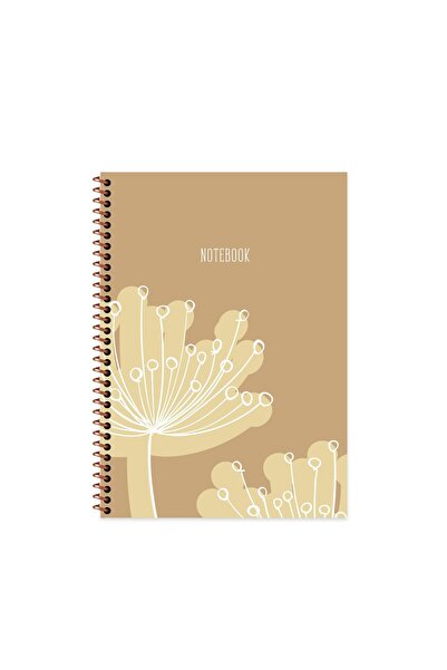 KESKİN COLOR Keskin 20*28 Checkered Spiral Bound Hard Cover La Plume Flora No...