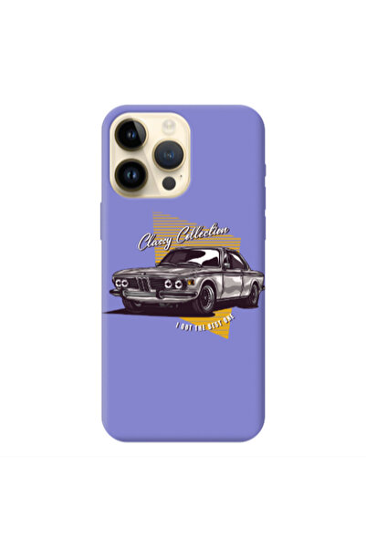 Other Apple iPhone 13 Pro Max Classy Collection Purple Colored Silicone TPU Θήκη