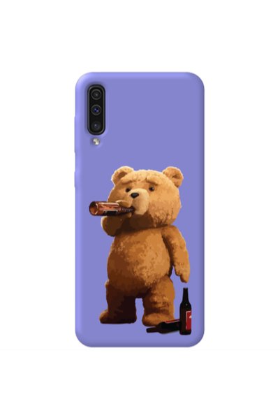 Other Samsung A70 Beer Time Purple Colored Silicone TPU Θήκη