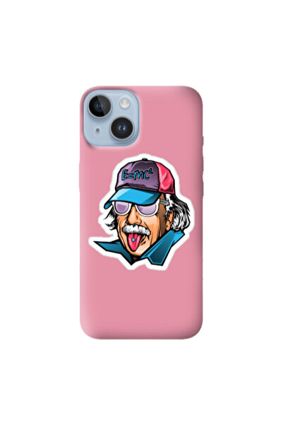 Other Apple iPhone 14 Plus Einstein Pink Colored Silicone TPU Θήκη