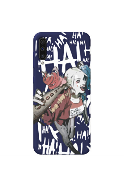 Other Samsung A70 Ha Ha Ha Dark blue Colored Silicone TPU Θήκη