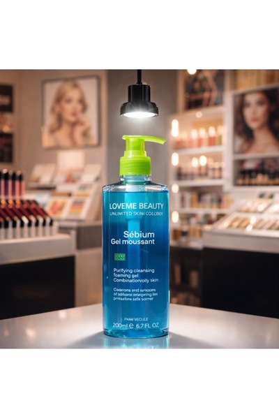 LOVEME BEAUTY Sébium Gel Moussant Purifying Facial Cleanser for Oily and Comb...