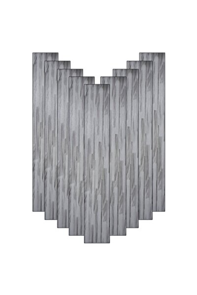 NEXTLY Dale de podea autoadezive din PVC cu aspect de lemn, gri, 36 buc., 5 m²