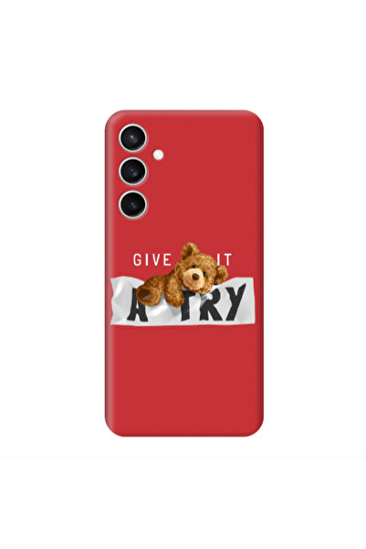 Other Samsung S24 Plus Give me Red Colored Silicone TPU Θήκη