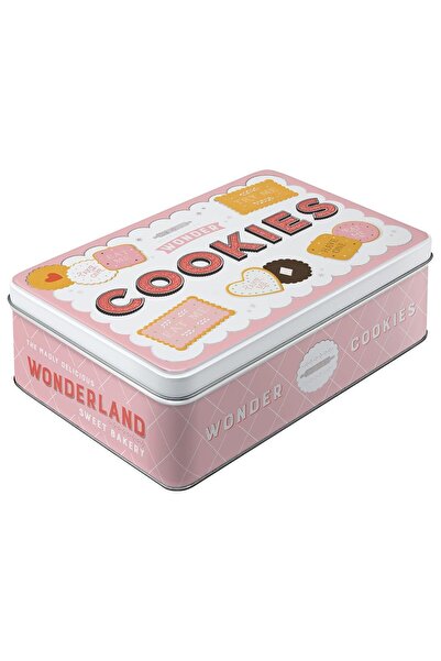 Nostalgic Art Nostalgic-Art Wonder Cookies Retro Storage Container, Flat, 2.5...