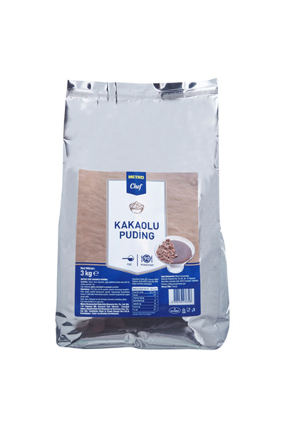 Metro Chef Puding 3 Kg Kakaolu (3'li Paket)