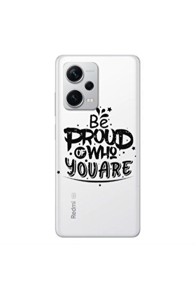 Other Xiaomi Redmi Note 12 5G Be proud of who you are Transparent Silicone TP...