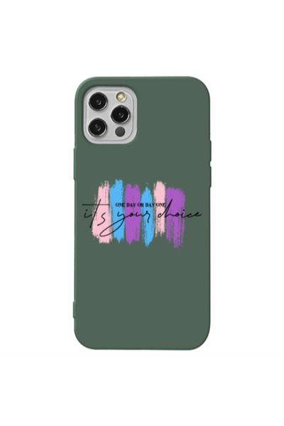 Other Apple iPhone 13 Pro One Day Or Day One Dark Green Colored Silicone TPU ...