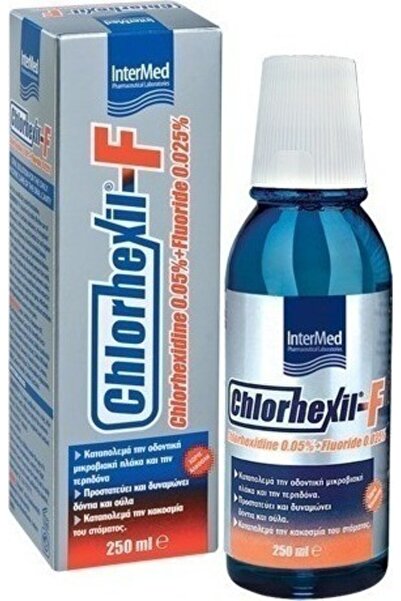 İNTERMED | Chlorhexil-F | Στοματικό Διάλυμα με Χλωρεξιδίνη 0.05% και Φθόριο 0...