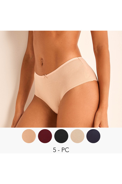 FAV Set of 5 - Briefs Bow Accent