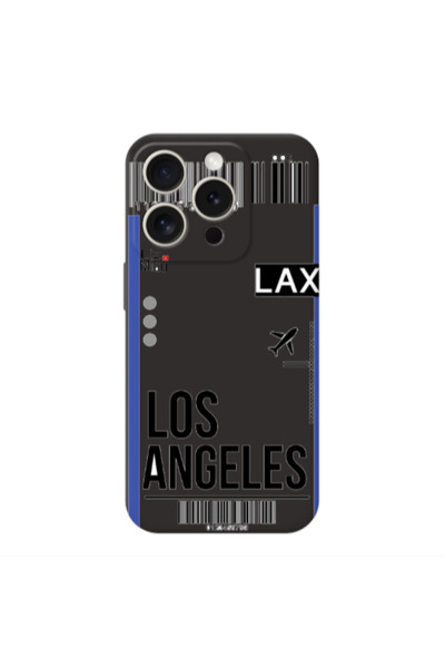 Other Apple iPhone 15 Pro Max Los angeles Black Colored Silicone TPU Θήκη
