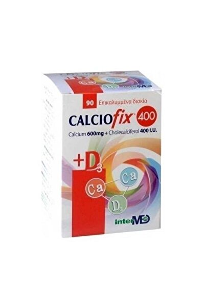 İNTERMED | Calciofix 400 Calcium 600mg &amp; 400IU D3 | Συμπλήρωμα Διατροφής ...