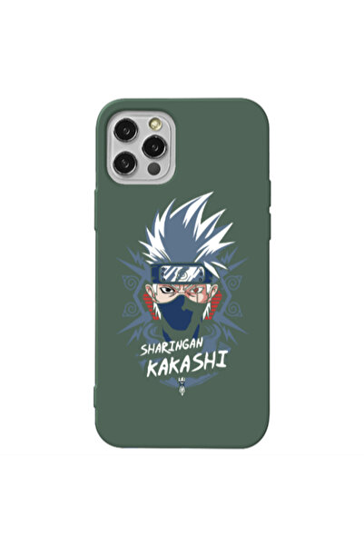 Other Apple iPhone 13 Pro Anime Mangoo Dark Green Colored Silicone TPU Θήκη