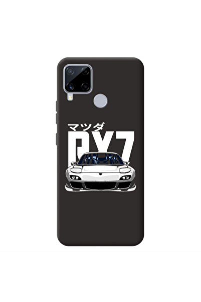 Other Realme C25 Car Rx7 Black Colored Silicone TPU Θήκη