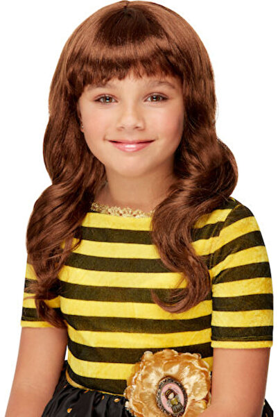 Fun Fashion Περούκα Καρναβαλιού Santoro Bee Loved Παιδική Ίσια Καστανή