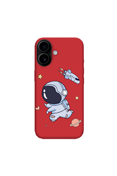 Other Apple Iphone 16 plus Aduket Red Colored Silicone TPU Θήκη