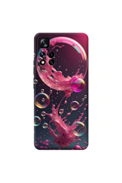 Other Xiaomi Redmi Note 11 Pro 5G Pink balloon Transparent Silicone TPU Θήκη