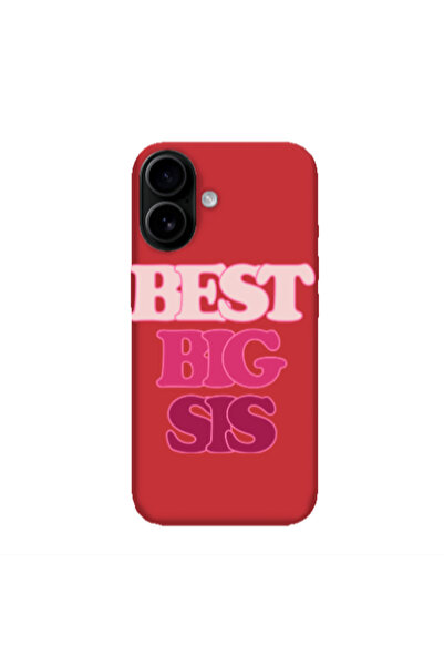 Other Apple Iphone 16 plus Be Creative Red Colored Silicone TPU Θήκη