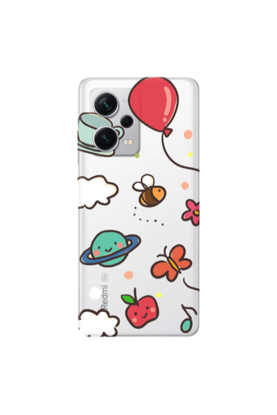 Other Xiaomi Redmi Note 12 5G cute little ones Transparent Silicone TPU Θήκη