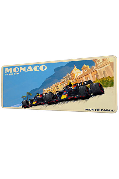 gxe.art Monaco GrandPrix 1 40x90 cm Gaming MousePad Αντιολισθητική βάση Υπερμ...