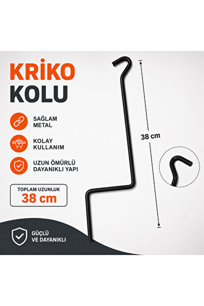 Home 38 cm Kriko Kolu Metal Araç Kriko Çevirme Kolu Dayanıklı Oto Kriko Kaldı...