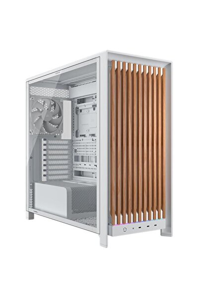 Corsair Carcasă Cacasa Frame 5000D Wood RS Mid Tower, Sticlă securizată, 3 ve...