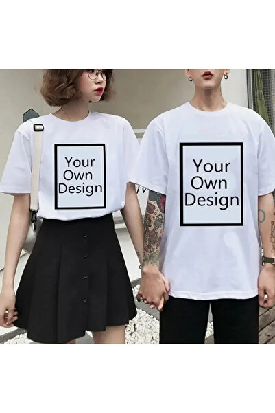 NNIAN Custom Printed Black and White T-Shirt Men Women