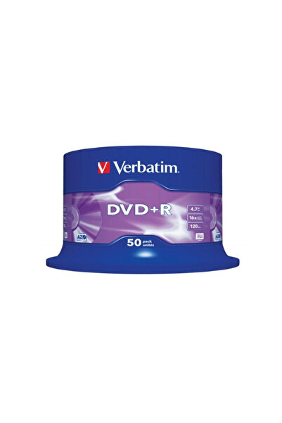 MC Micostore DVD+R Verbatim 43550, 4.7GB / 120мин, 16x, комплект 50 бр.