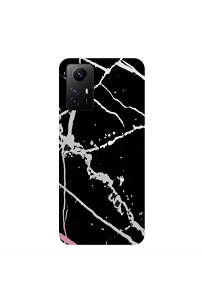 Other Xiaomi Redmi Note 12s Marble Cream Cracks Transparent Silicone TPU Θήκη