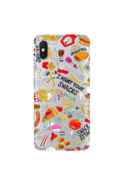 Other Xiaomi Redmi S2 Snack attack Transparent Silicone TPU Θήκη