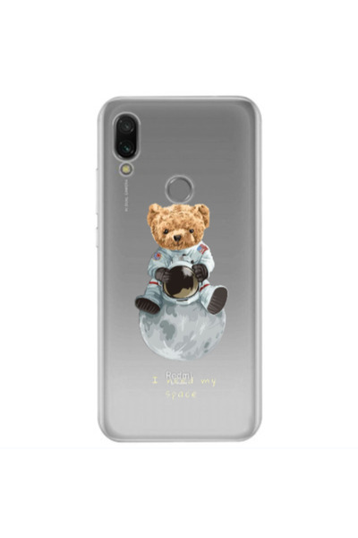 Other Xiaomi Redmi Note 7 Bear in space Transparent Silicone TPU Θήκη