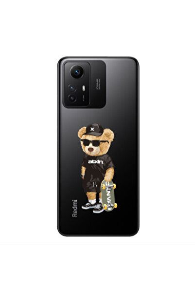 Other Xiaomi Redmi Note 12s Bear with glasses Transparent Silicone TPU Θήκη