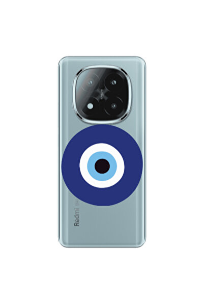 Other Xiaomi Redmi Note 14 Pro + 5g Evil eye bead Transparent Silicone TPU Θήκη