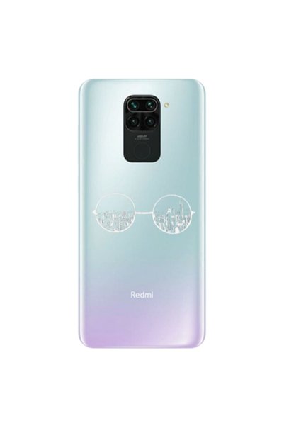 Other Xiaomi Redmi Note 9 Sunglasses Transparent Silicone TPU Θήκη