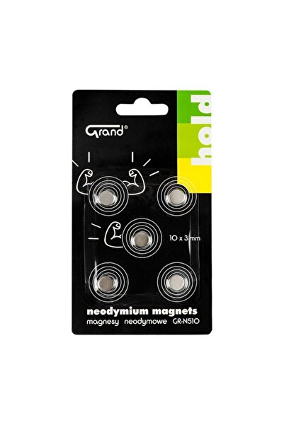 MC Micostore Magneți neodim disc Grand GR-N510, 10x3mm, set 5 bucăți