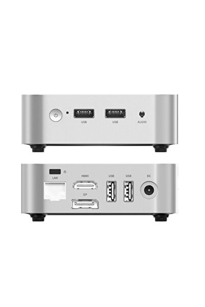 Leaderhub LP1C-PREMIER INTEL N100 16GB 512SSD WIN11 PRO MINI PC GÜMÜŞ