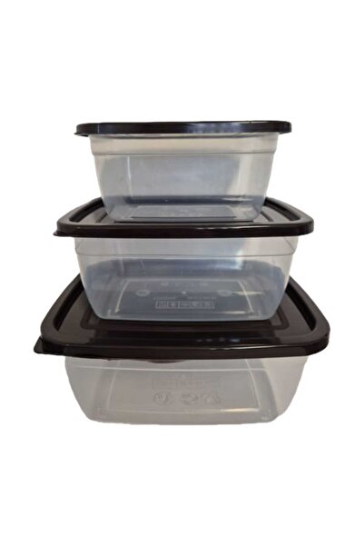 BETALİFE Lunch Casserole Top Bottom Set 3/ Top Bottom Set (0.6 L, 1 L and 1.5...