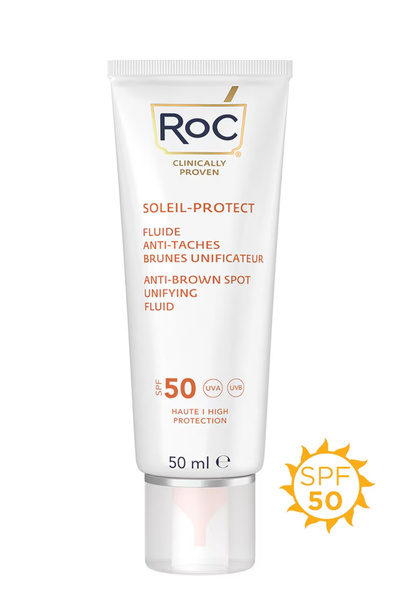 Roc Anti-Blemish Facial Sunscreen Spf50+ Waterproof with Vitamin C 50 ml