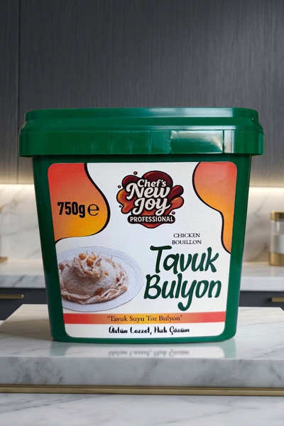 chef's new joy professional Tavuk Bulyon 750 G x 8 Adet - 1 Koli (Koli Bazlı Avantaj Paketi)